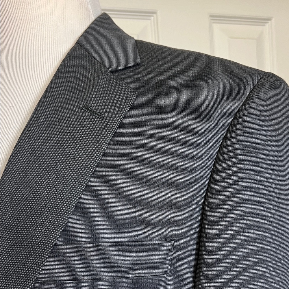 Haggar Classic Brown Sport Coat Blazer Sz 44S